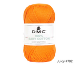 DMC 100% Baby Cotton 50g - Various Colours