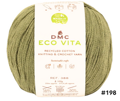 DMC Eco Vita Recycled Cotton Knitting & Crochet Yarn - Various Colours