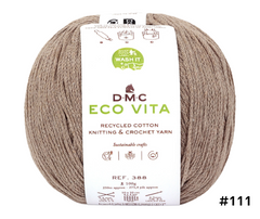 DMC Eco Vita Recycled Cotton Knitting & Crochet Yarn - Various Colours