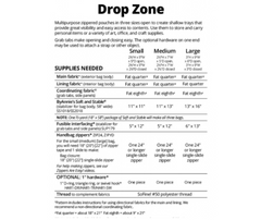 Drop Zone - ByAnnie Pattern