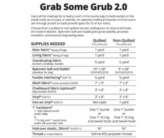 Grab Some Grub 2.0 - ByAnnie Pattern