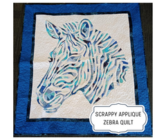 Sewing Classes: Quilt - Lynette's Scrappy Applique Zebra