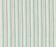 Summer Stripe Aqua 100% Cotton - 10cm Increments