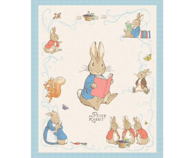 The Tale of Peter Rabbit - Panel (90cm wide) 100% Cotton