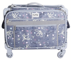Tutto XL Sewing Machine Trolley - Grey With Daisies