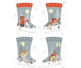 Christmas Stocking Panel Winter Moon (90cm) 100% Cotton