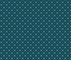 Cosy House Navy - 100% Cotton Fabric - 10 cm Increments