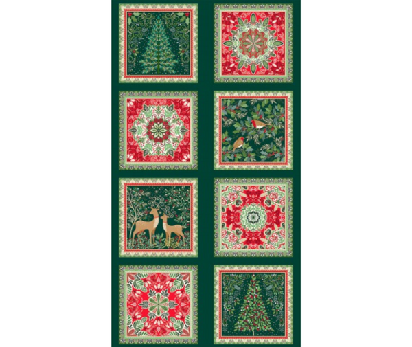 Enchanted Christmas Panel (60cm) 100% Cotton