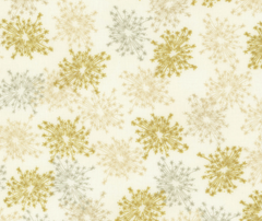 We Love Christmas - Snowflakes - 100% Cotton - 10cm Increments