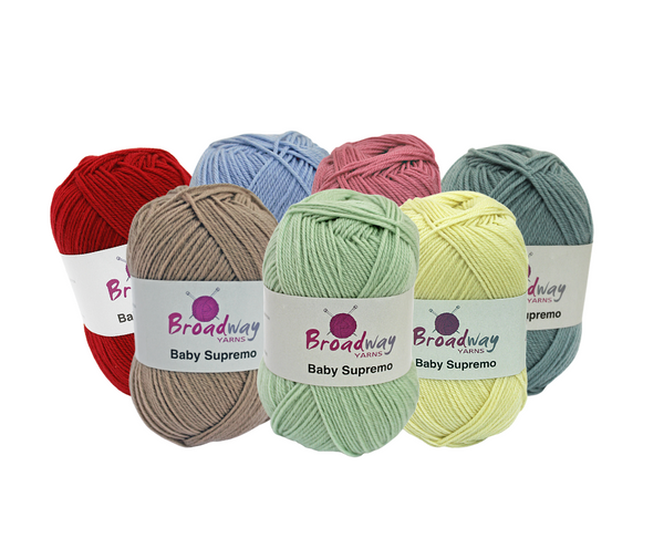 Broadway Yarns: Baby Supremo 100% Italian Merino