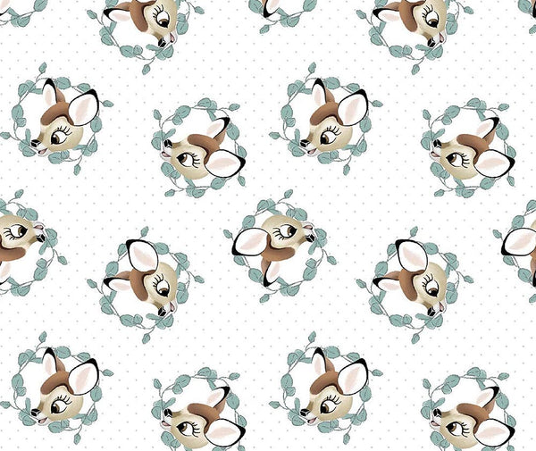 Bambi Nursery 100% Cotton Fabric - 10cm Increments