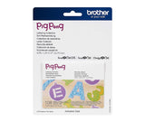 Brother ScanNCut PigPong Lettering Collection - CAPPNP01