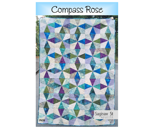 Compass Rose Quilt Pattern – Sew It