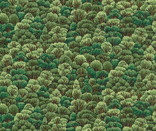 Landscapes 100% Cotton Fabric - REMNANT