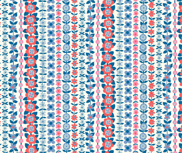 Liberty Carnaby Collection 100% Cotton Fabric - 10cm Increments